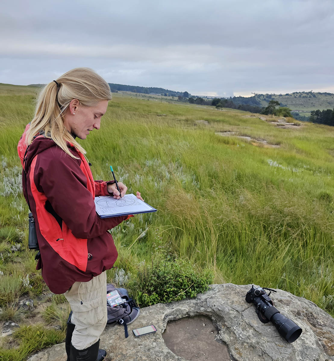 Biodiversity survey work in the field